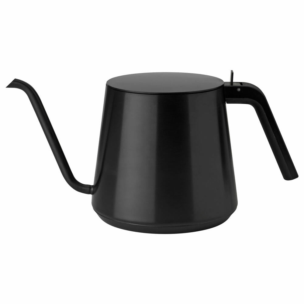 Stelton Nohr Gooseneck Kettle, Pour Over Jug, Stainless Steel, Bakelite, Black Metallic, 1 L, 610