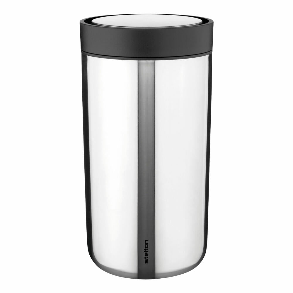 Stelton To Go Click Becher, Trinkbecher, Cup, Edelstahl pulverlackiert, Kunststoff, Edelstahl, 200 ml, 675