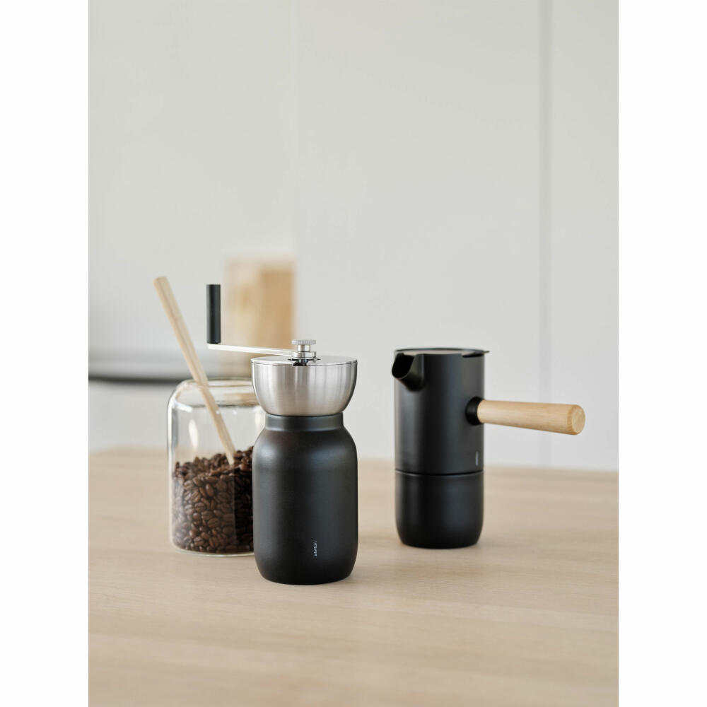 Stelton Kaffeemühle Collar Steel, Coffee Grinder, Edelstahl, Silbern, 19.5 cm, 423-1