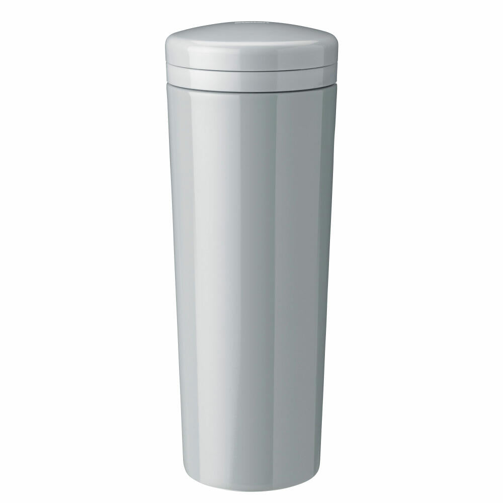 Stelton Isolierflasche Carrie Light Grey, Trinkflasche, Edelstahl, Kunststoff, Grau, 500 ml, 360-1