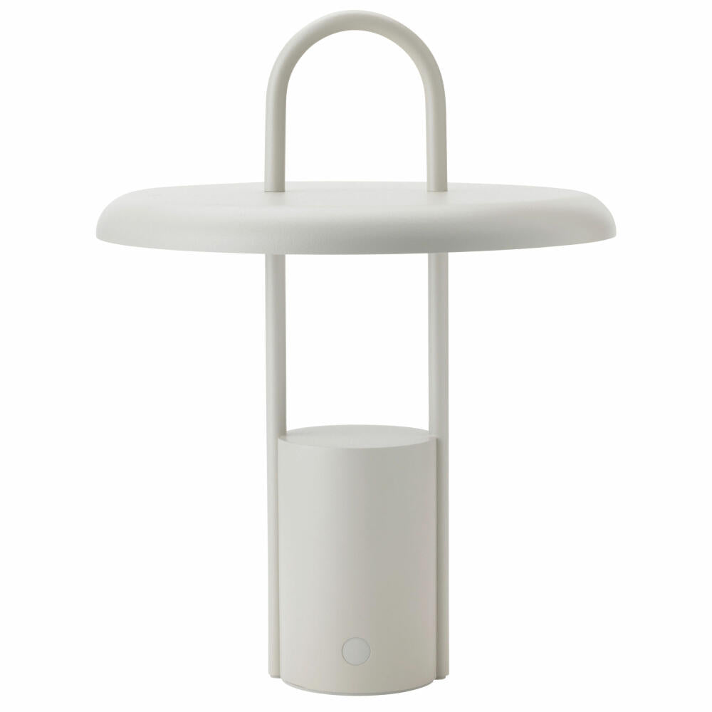 Stelton LED-Leuchte Pier Sand, drahtlos, Ladung via USB, Eisen, Kunststoff, 25 cm, 614-1