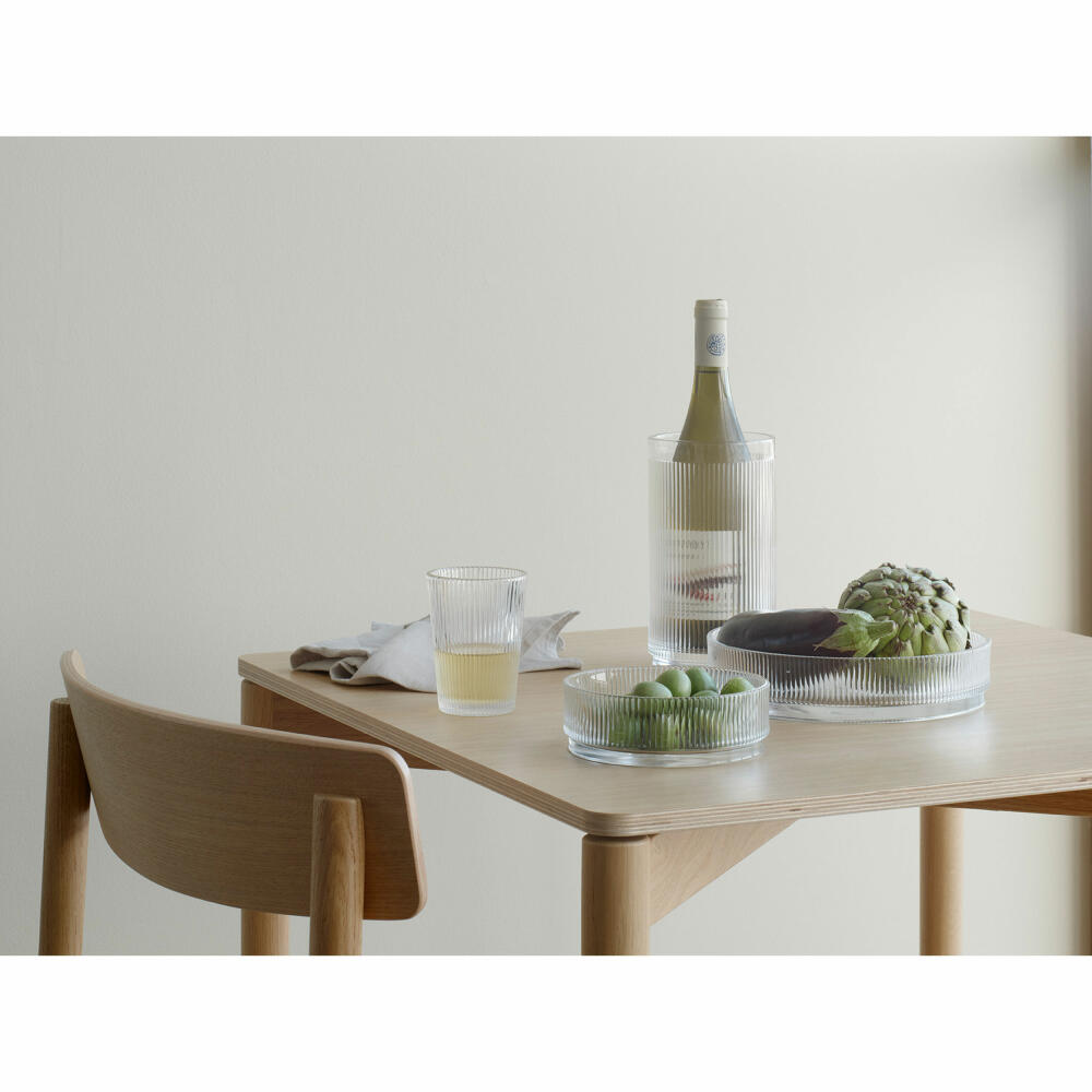 Stelton Weinkühler Pilastro, Flaschenkühler, Sektkühler, Glas, Transparent, 1.5 Liter, x-504