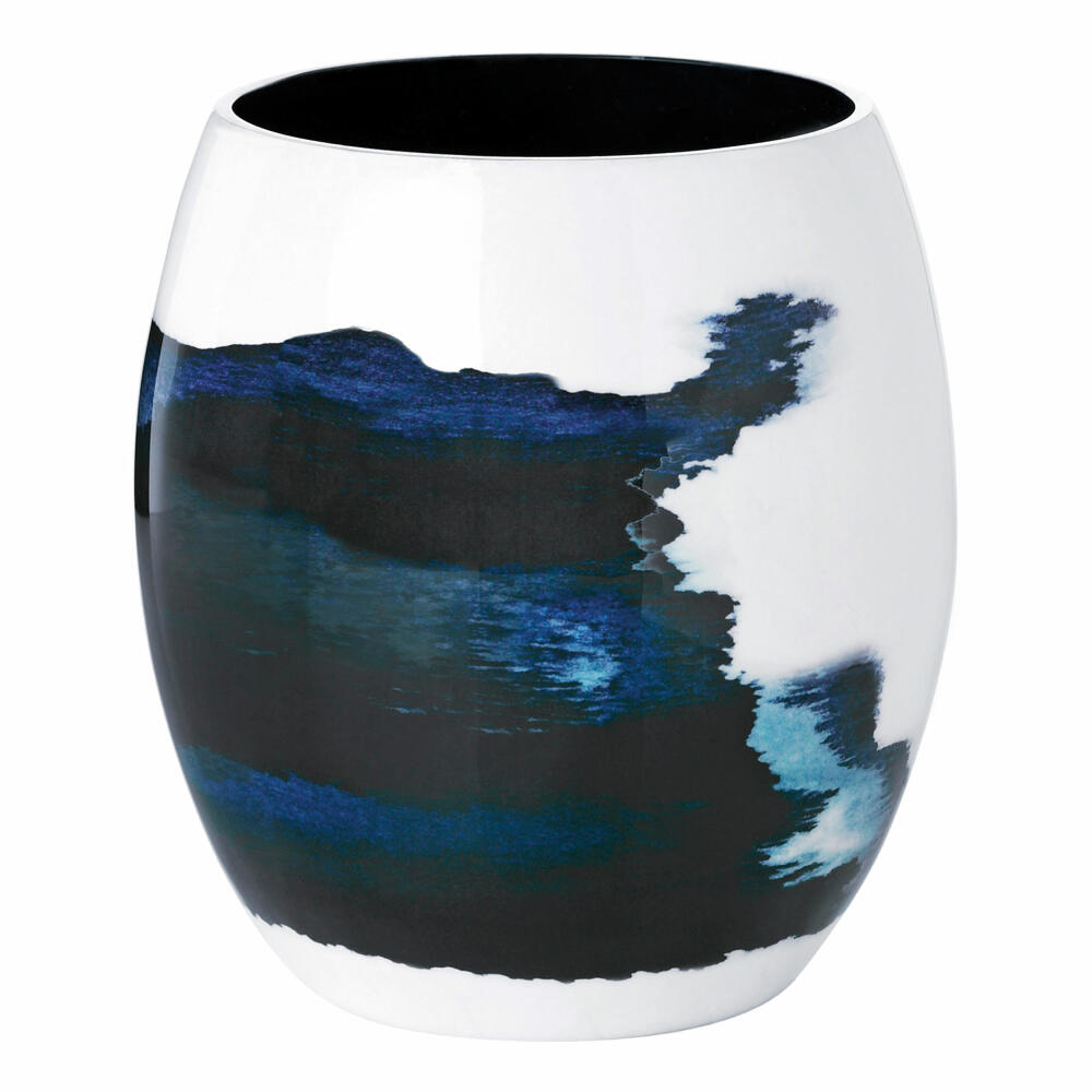 Stelton Stockholm Vase S Aquatic, Dekovase, Blumenvase, Aluminium, Emaille, Ø 14 cm, 450-20