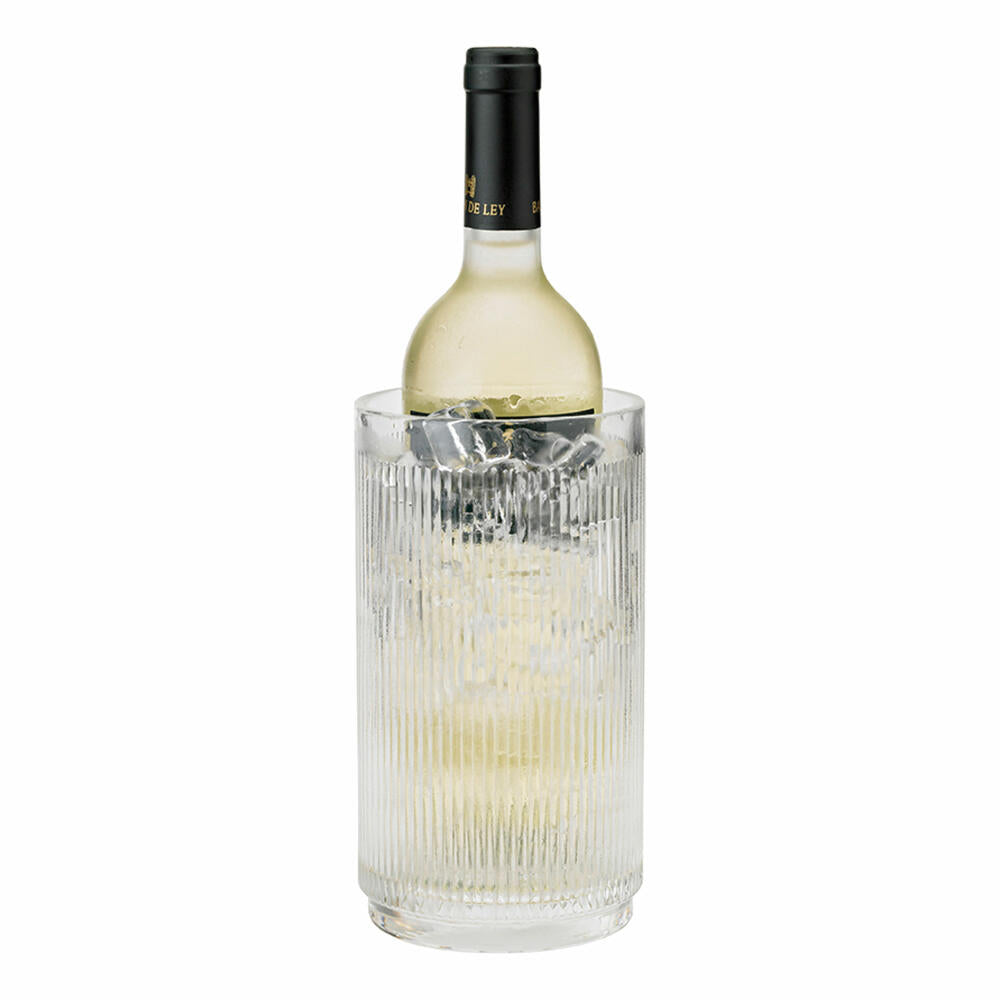 Stelton Weinkühler Pilastro, Flaschenkühler, Sektkühler, Glas, Transparent, 1.5 Liter, x-504