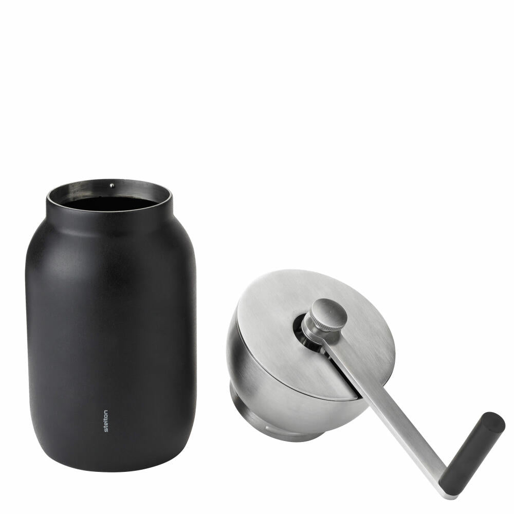 Stelton Kaffeemühle Collar Steel, Coffee Grinder, Edelstahl, Silbern, 19.5 cm, 423-1