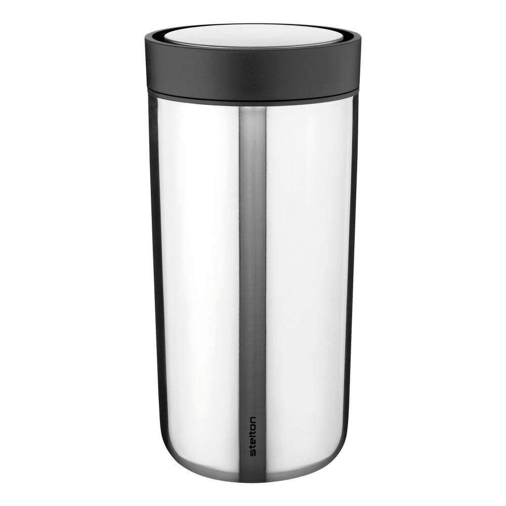 Stelton To Go Click cup, drinking cup, cup, stainless steel powder-coated, plastic, stainless steel, 400 ml, 685