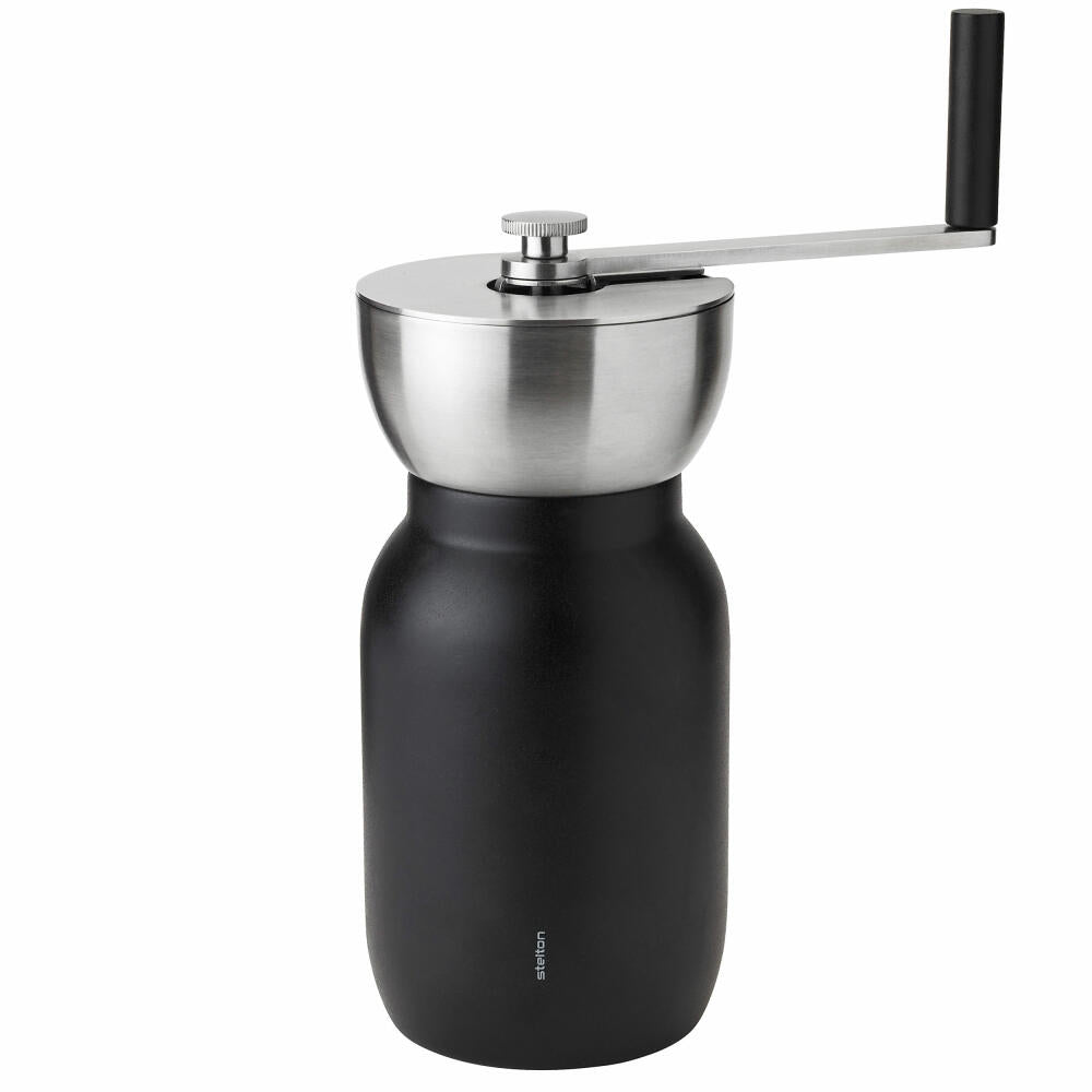 Stelton Kaffeemühle Collar Steel, Coffee Grinder, Edelstahl, Silbern, 19.5 cm, 423-1