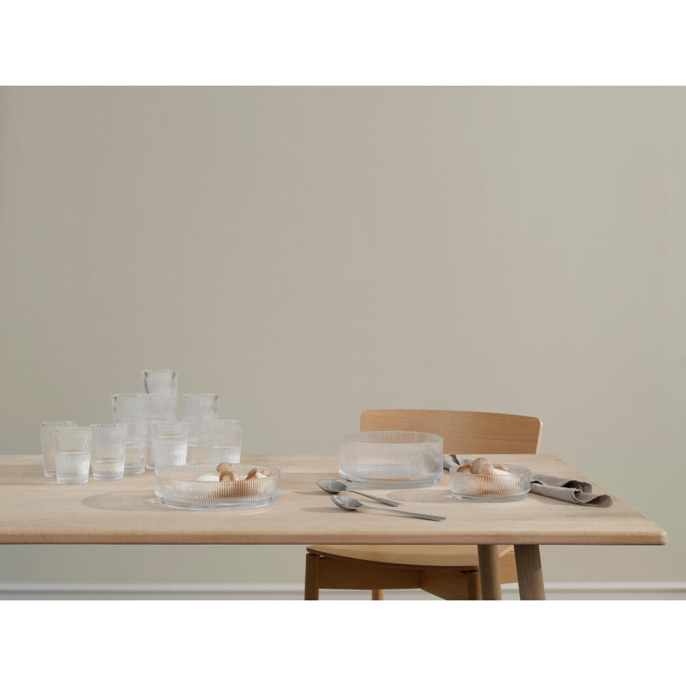 Stelton Servierschale Pilastro, Servierschüssel, Glas, Transparent, X-513