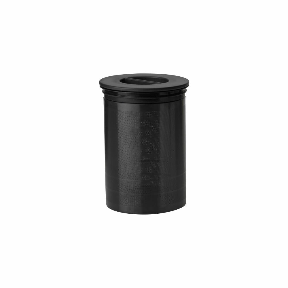 Stelton Cold Brew Kaffeefilter Nohr, Kaltbrau Filter, Edelstahl, Silikon, Black Metallic, 613