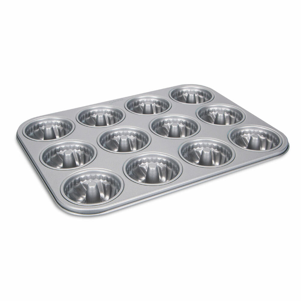 Städter We Love Baking Gugelhupf Mini, baking pan, Gugelhupf pan, Gugelhupf tray, cake pan, metal, 35 x 27 cm, 661899