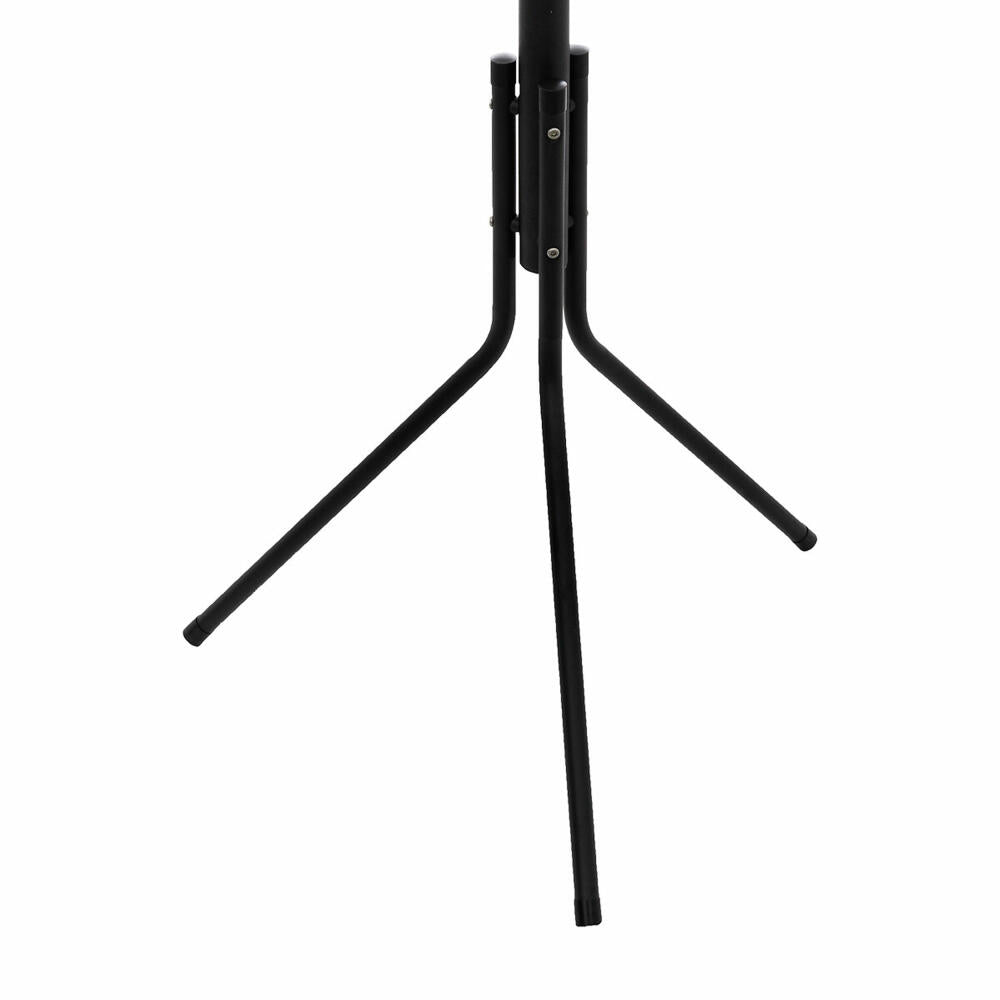 5five Simply Smart standing coat rack with 8 hooks, coat stand, metal, black, 1.72 m, 105490