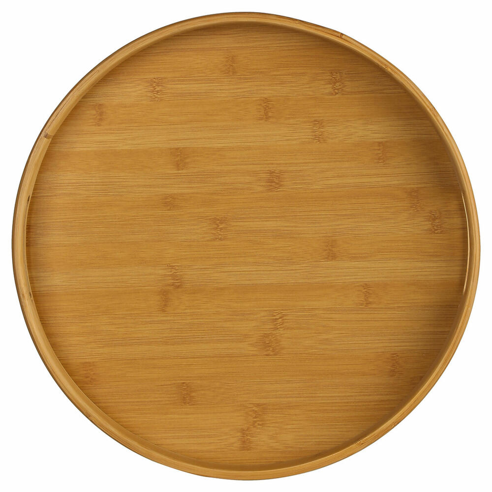 5five Simply Smart serving tray round with handles, bamboo, brown, 40 cm, 111537