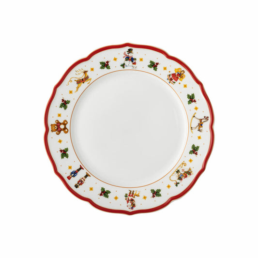 Hutschenreuther Flat Plate Happy Wintertime Red, Dinner Plate, Porcelain, Multi-Coloured, 27 cm, 02488-727471-10867