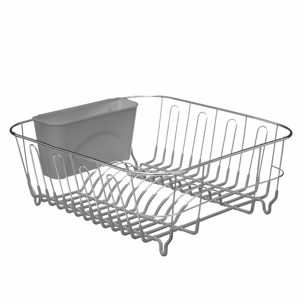 5five Simply Smart Draining Rack Retrocolors, Draining Rack, Drying Rack, Metal, Plastic, Grey, 36 x 32 cm, 115191B