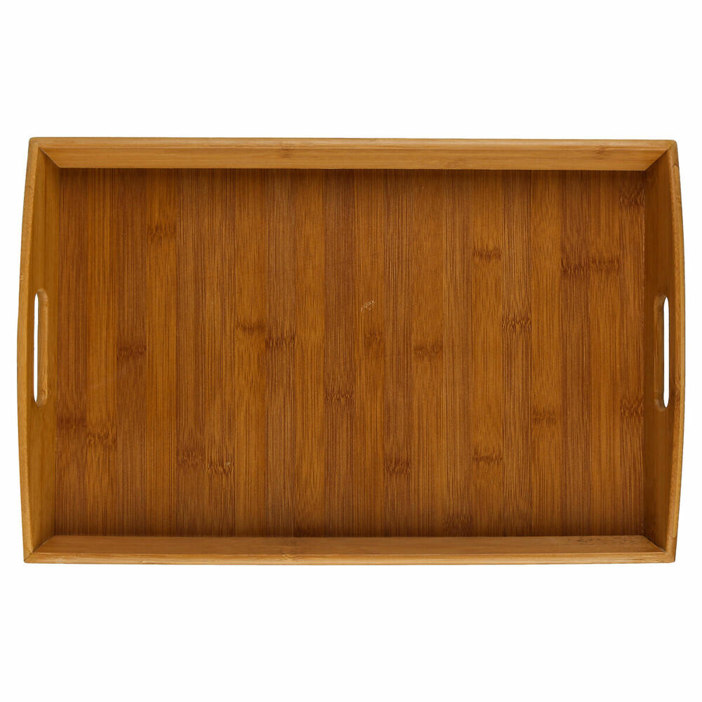 5five Simply Smart Serving Tray Rectangular with Handles, Bamboo, Brown, 44 x 29 cm, 111539A