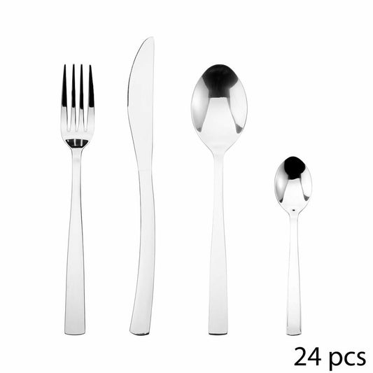 SG Secret de Gourmet Besteck-Set Olympe 24-tlg., Essbesteck für 6 Personen, Edelstahl, 134859