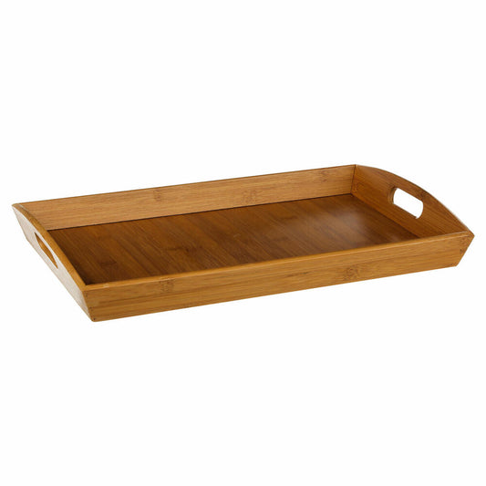 5five Simply Smart Serving Tray Rectangular with Handles, Bamboo, Brown, 44 x 29 cm, 111539A