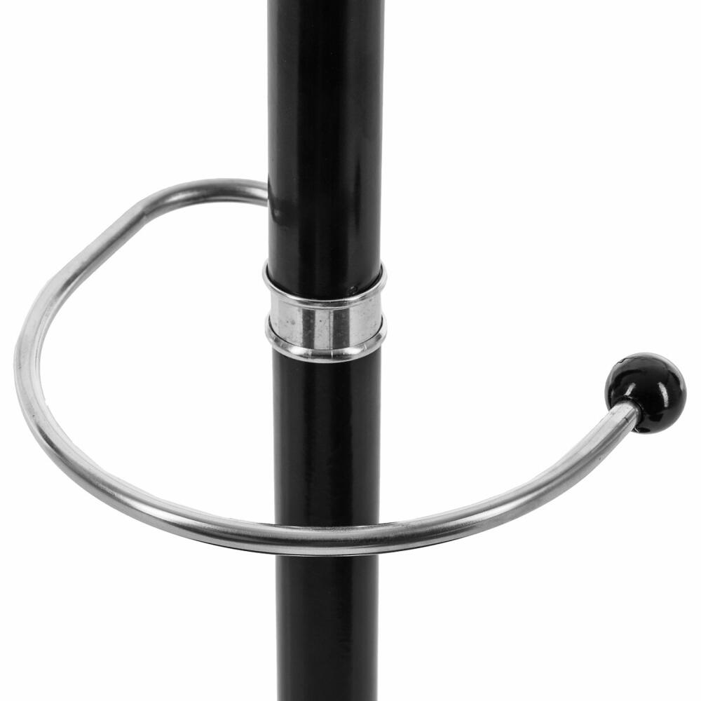 5five Simply Smart standing coat rack with 14 hooks and umbrella stand, coat rack, marble, metal, black, 116861