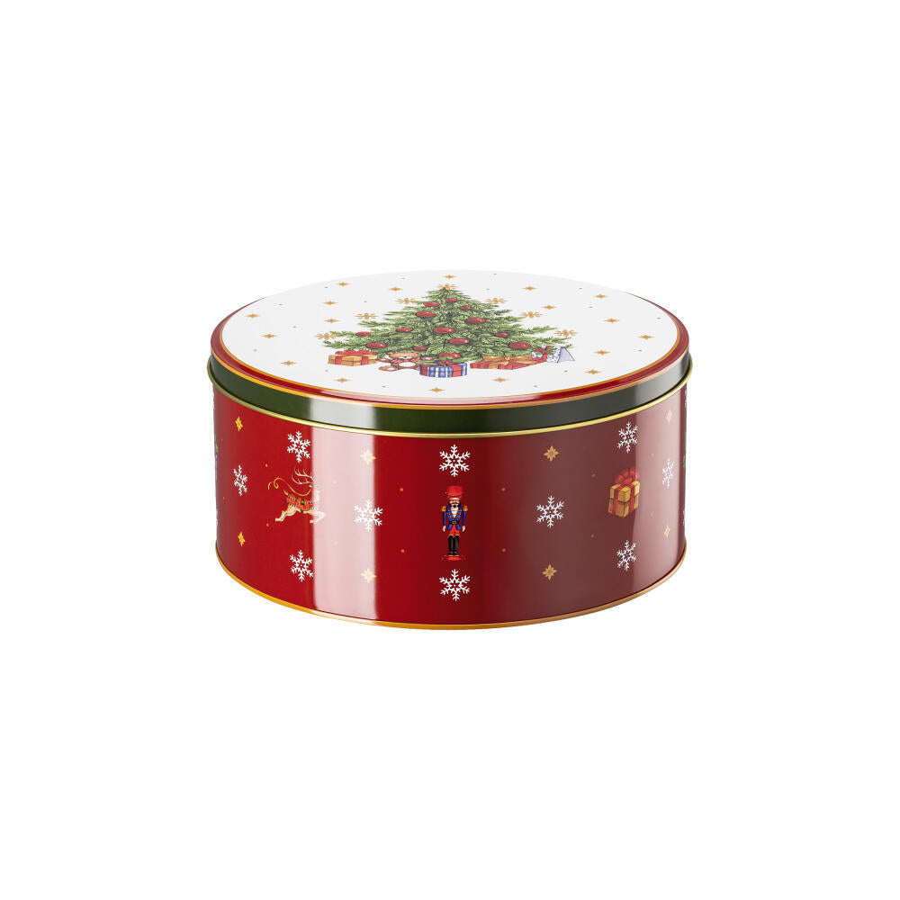 Hutschenreuther Cookie Tin Set 3-piece Happy Wintertime, Metal, Multi-colored, 02426-727441-05583