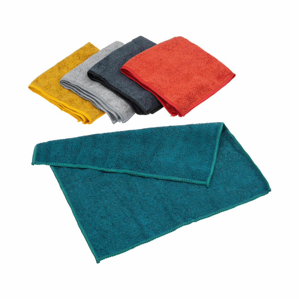 5Five Simply Smart microfiber cleaning cloths set of 5, kitchen towel, rag, polyester, polyamide, 30 x 30 cm, 117301