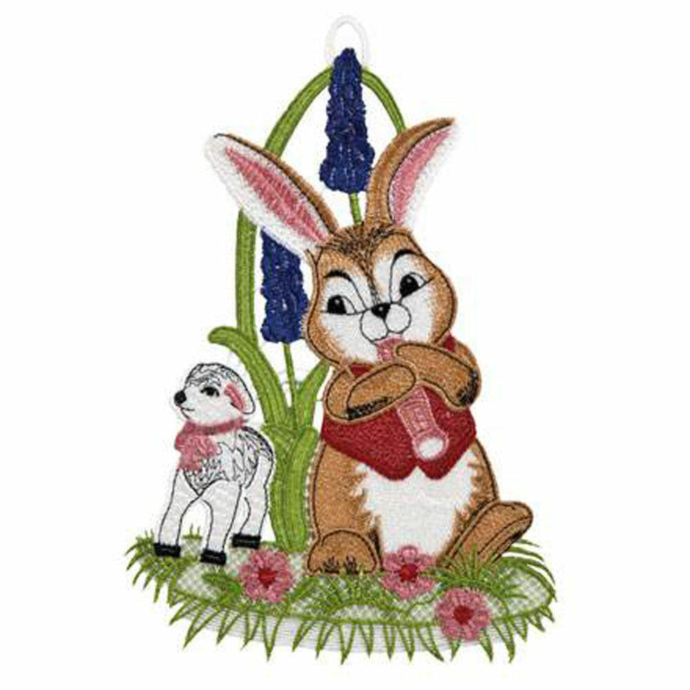 Goebel A beautiful melody - embroidery picture Easter Easter - accessories colorful textile 66843831