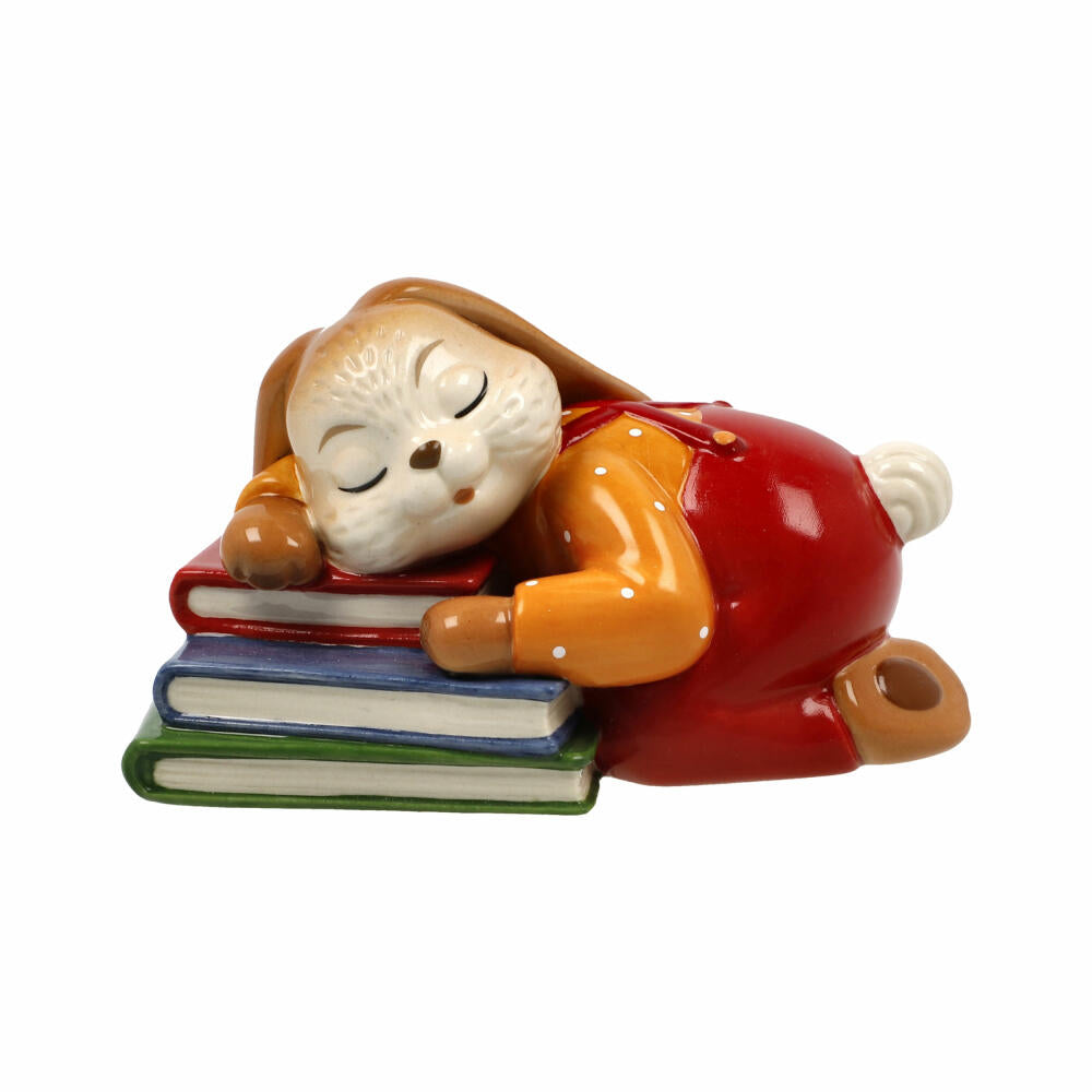 Goebel Figur Hasenschule Kurze Pause, Osterfigur, Steingut, Bunt, 6 cm, 66845851