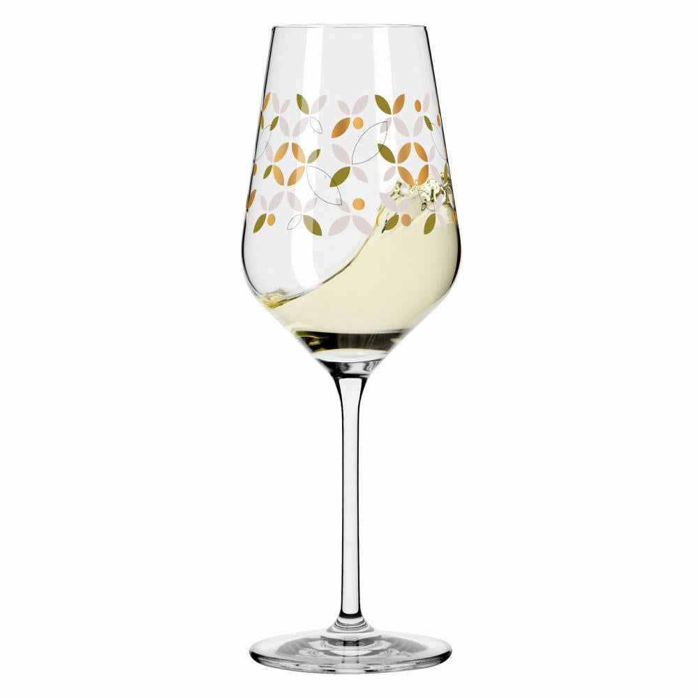 Ritzenhoff white wine glass Herzkristall 009, Chistine Kordes, crystal glass, 380 ml, 3011009