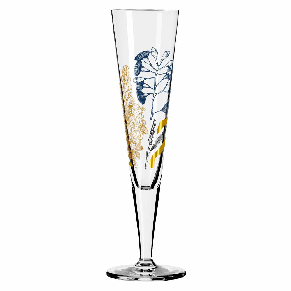 Ritzenhoff Champagnerglas Goldnacht 034, Concetta Lorenzo, Kristallglas, 205 ml, 1071034