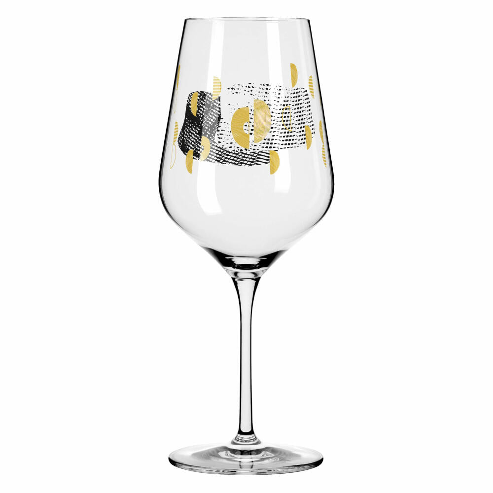 Ritzenhoff Rotweinglas 2er-Set Sagengold 002, Maike Schönebeck, Kristallglas, 570 ml, 3401002