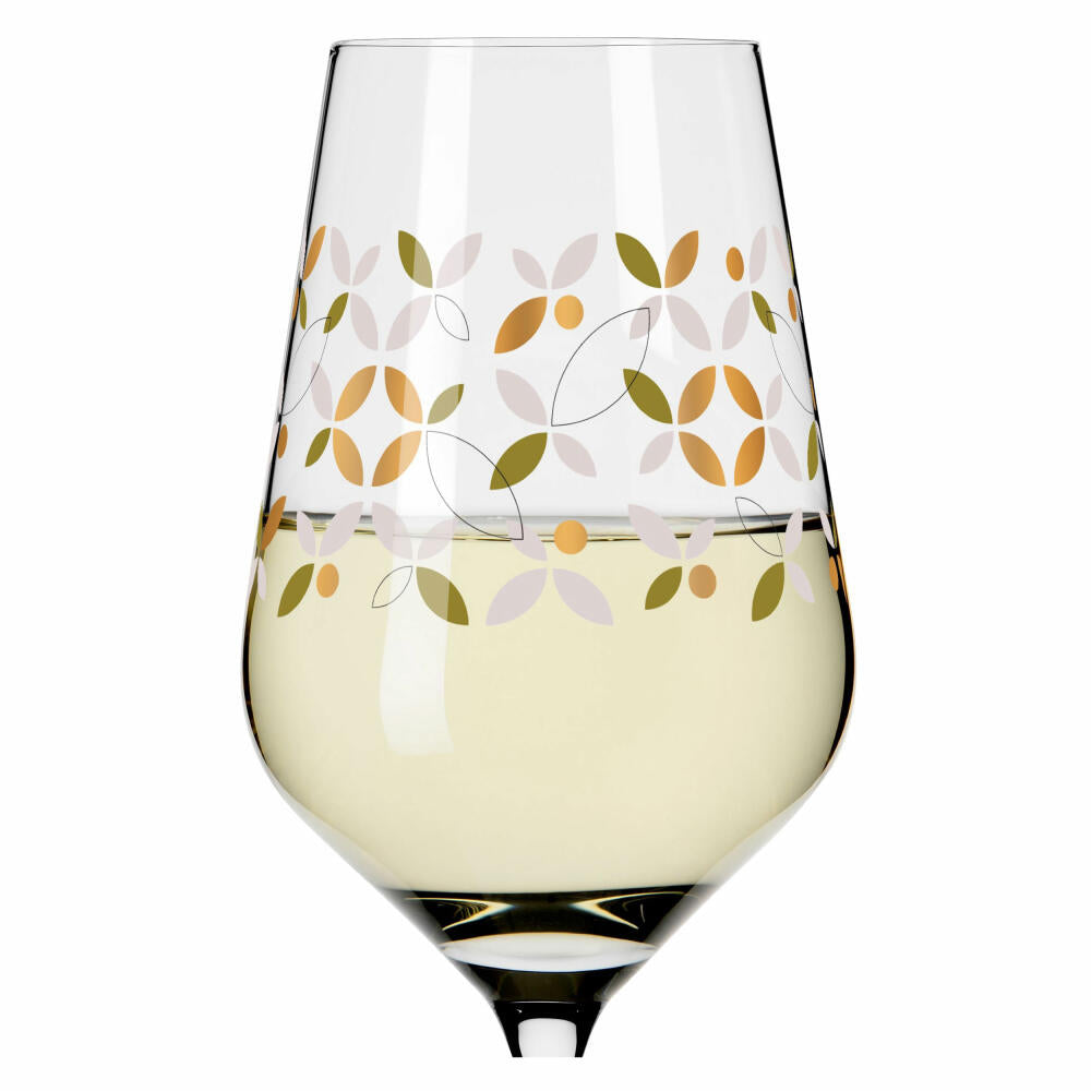 Ritzenhoff white wine glass Herzkristall 009, Chistine Kordes, crystal glass, 380 ml, 3011009