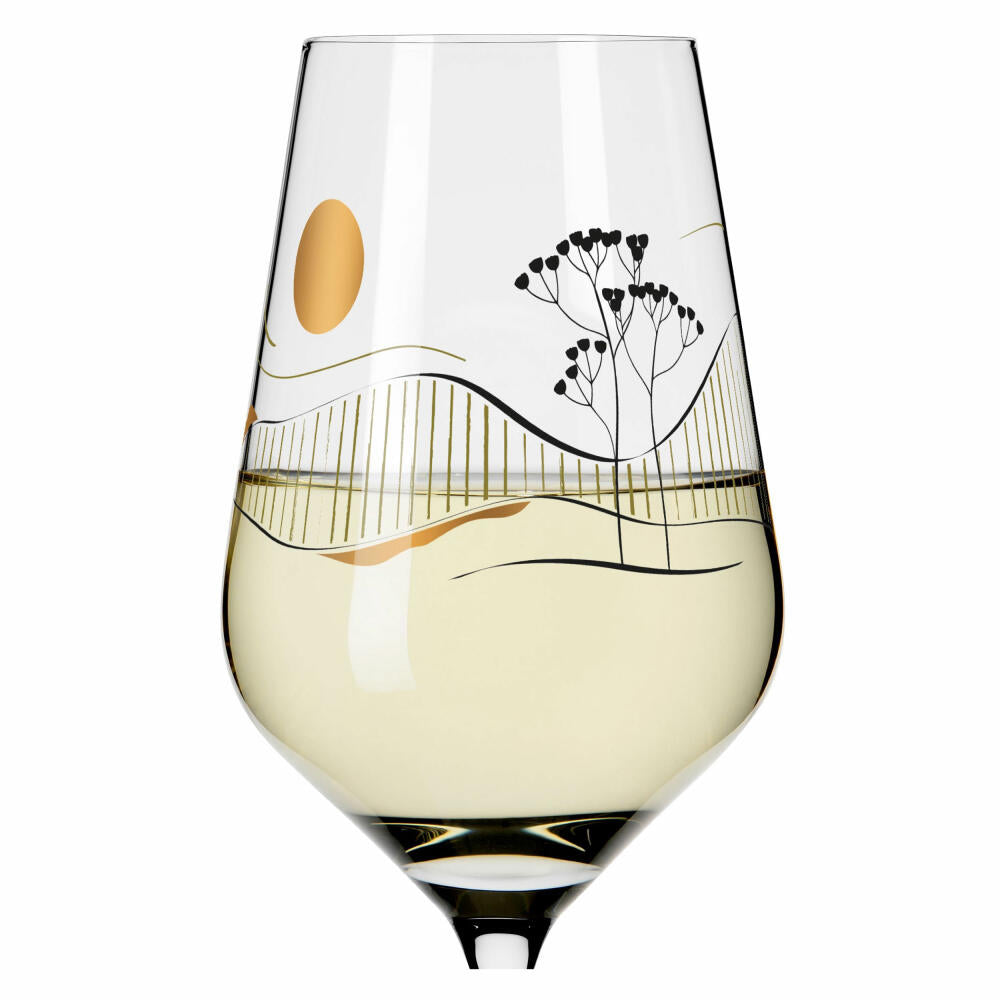 Ritzenhoff white wine glass Herzkristall 008, Chistine Kordes, crystal glass, 380 ml, 3011008