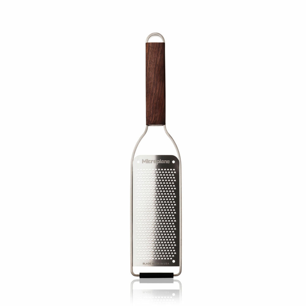 Microplane Kitchen Grater Master Fine, fine grater, zester, stainless steel, walnut, 43304