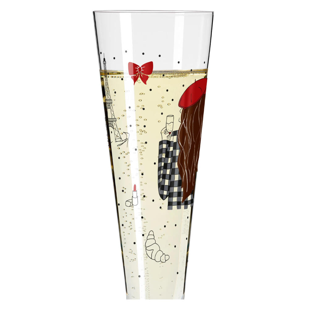 Ritzenhoff champagne glass Champus H23, Lea Stuhldreier, crystal glass, 205 ml, 1072005