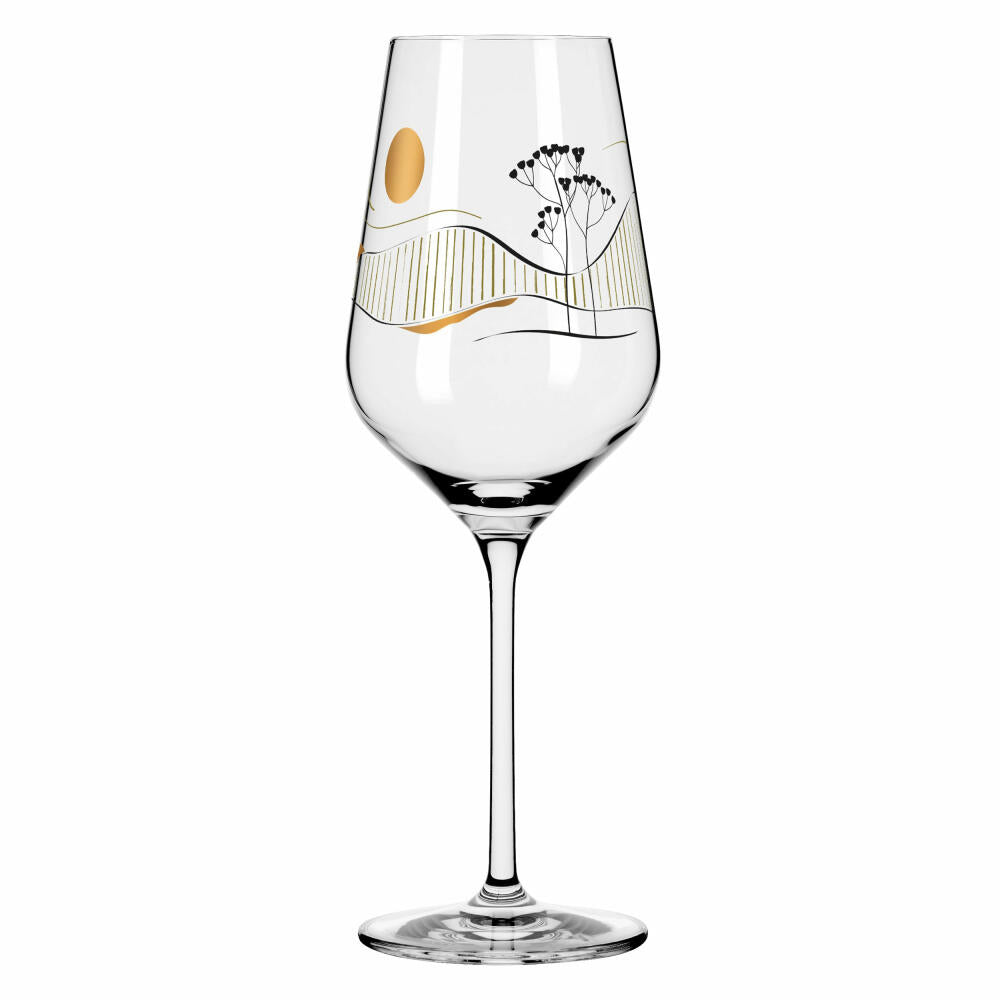 Ritzenhoff white wine glass Herzkristall 008, Chistine Kordes, crystal glass, 380 ml, 3011008