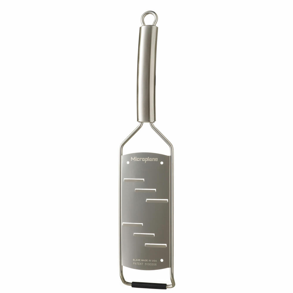 Microplane Large Grater Professional, Grater, Kitchen Grater, Stainless Steel, Silver, 38006