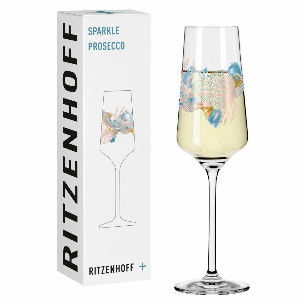 Ritzenhoff Proseccoglas Sparkle 012, Kiran Patel, Kristallglas, 230 ml, 3441006