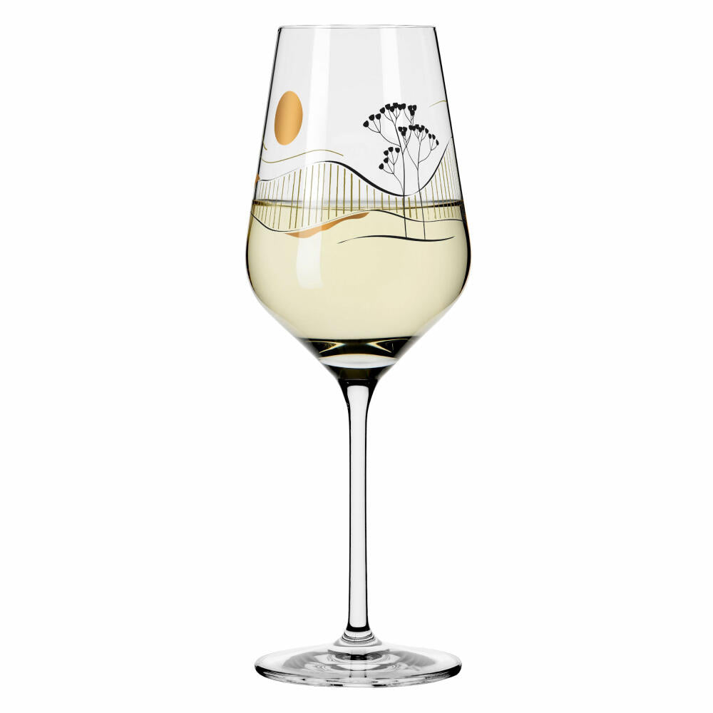 Ritzenhoff white wine glass Herzkristall 008, Chistine Kordes, crystal glass, 380 ml, 3011008