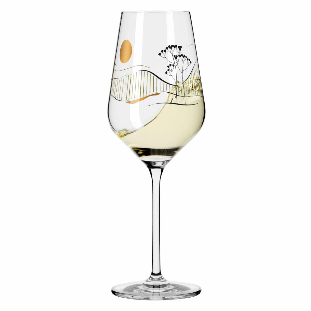 Ritzenhoff white wine glass Herzkristall 008, Chistine Kordes, crystal glass, 380 ml, 3011008