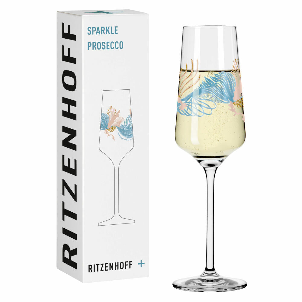 Ritzenhoff Proseccoglas Sparkle 011, Kiran Patel, Kristallglas, 230 ml, 3441005