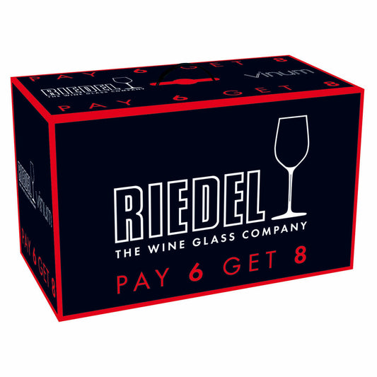 Riedel Vinum Kauf 8 Zahl 6, 8 x Viognier / Chardonnay, Weißweinglas, hochwertiges Glas, 350 ml, 7416/05