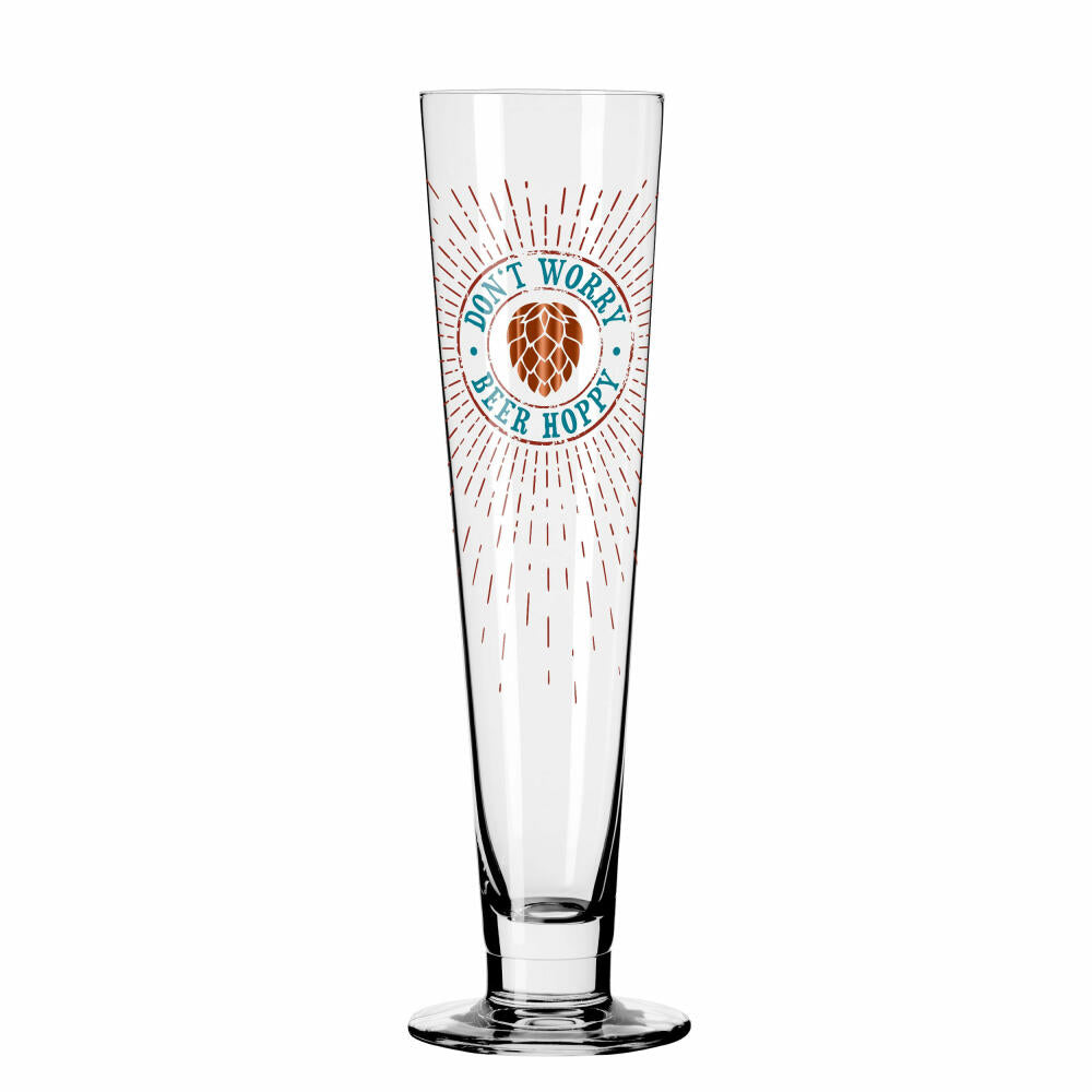 Ritzenhoff beer glass Heldenfest 012, Rebecca Buss, crystal glass, 385 ml, 1011012