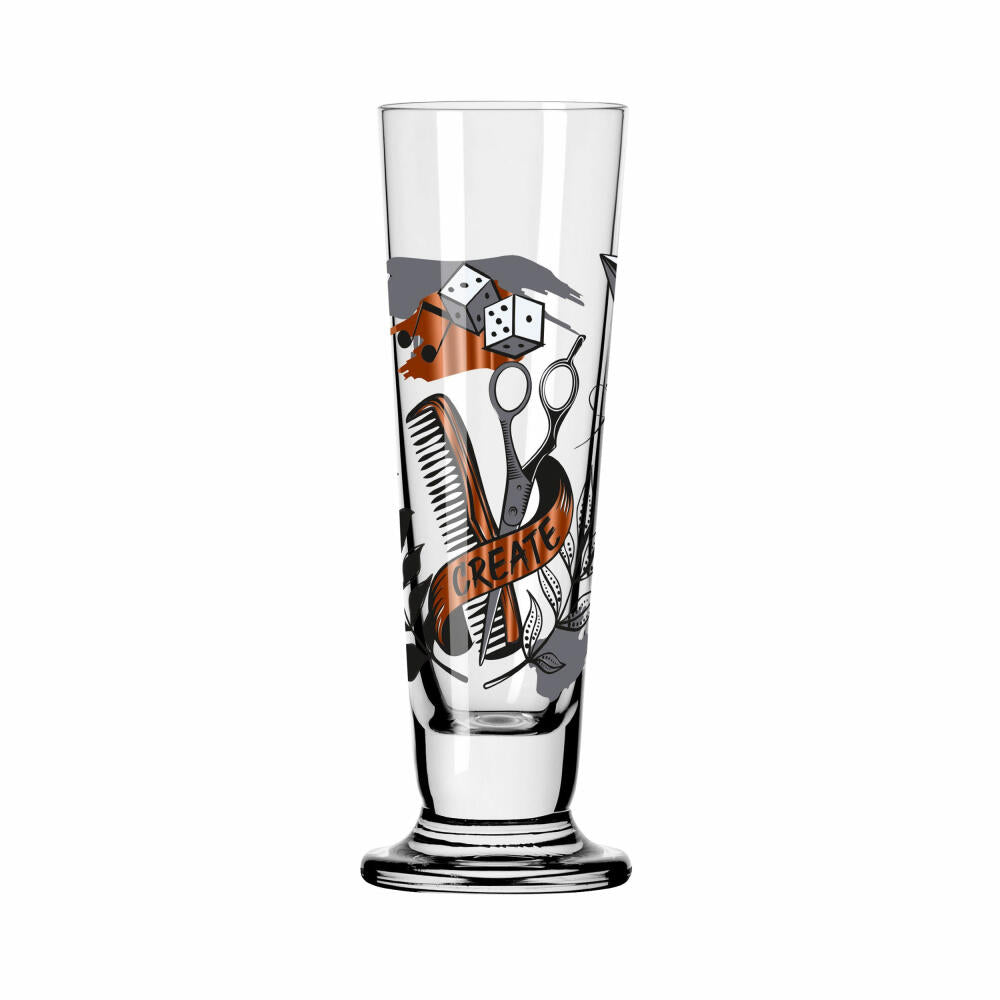 Ritzenhoff shot glass Heroes' Festival 009, Werner Bohr, crystal glass, 52 ml, 1061009