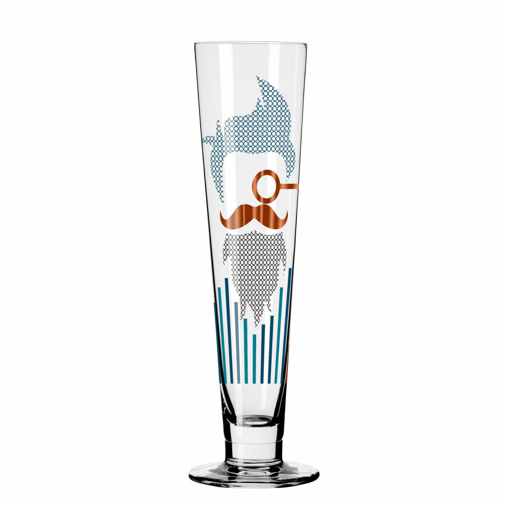 Ritzenhoff beer glass Heldenfest 010, Christine Kordes, crystal glass, 385 ml, 1011010