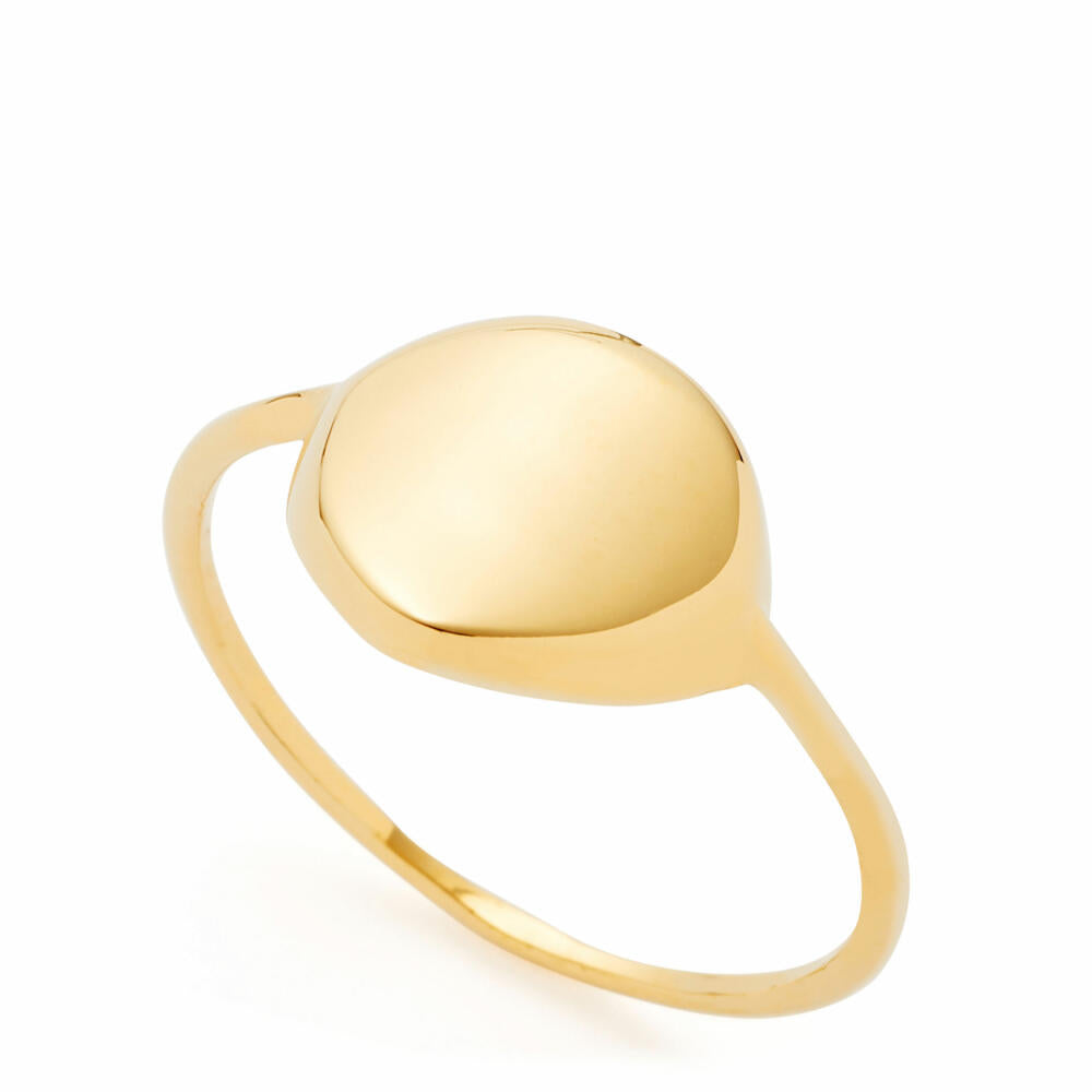 Leonardo Jewels Ring 16 Eboni Ciao, finger ring, finger jewelry, jewelry, stainless steel IP gold, gold, 021849
