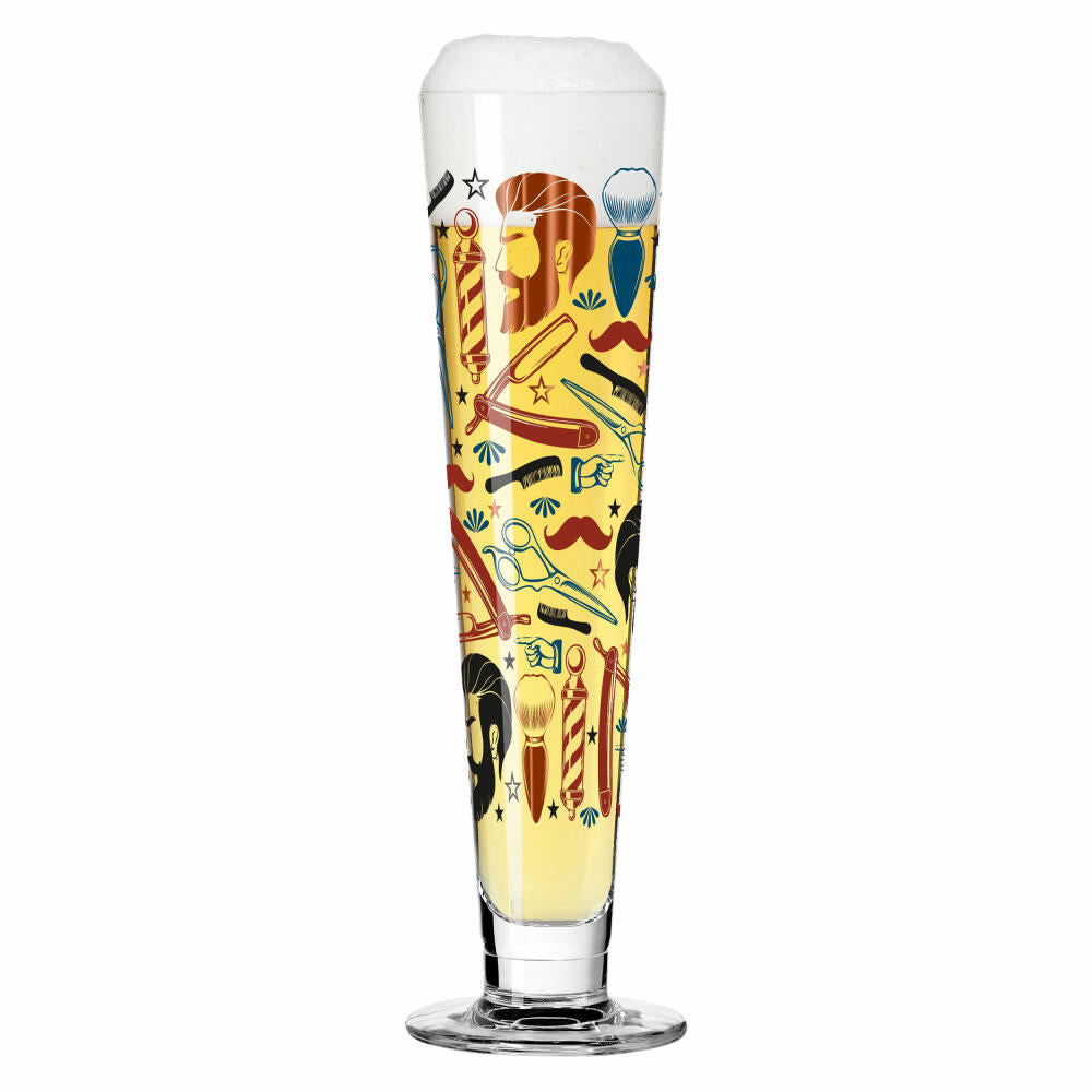 Ritzenhoff beer glass Heldenfest 011, Rebecca Buss, crystal glass, 385 ml, 1011011