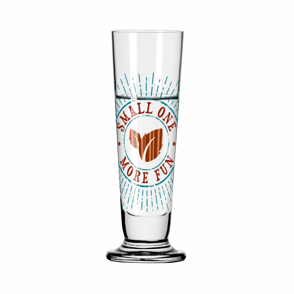 Ritzenhoff shot glass Heldenfest 012, Rebecca Buss, crystal glass, 52 ml, 1061012