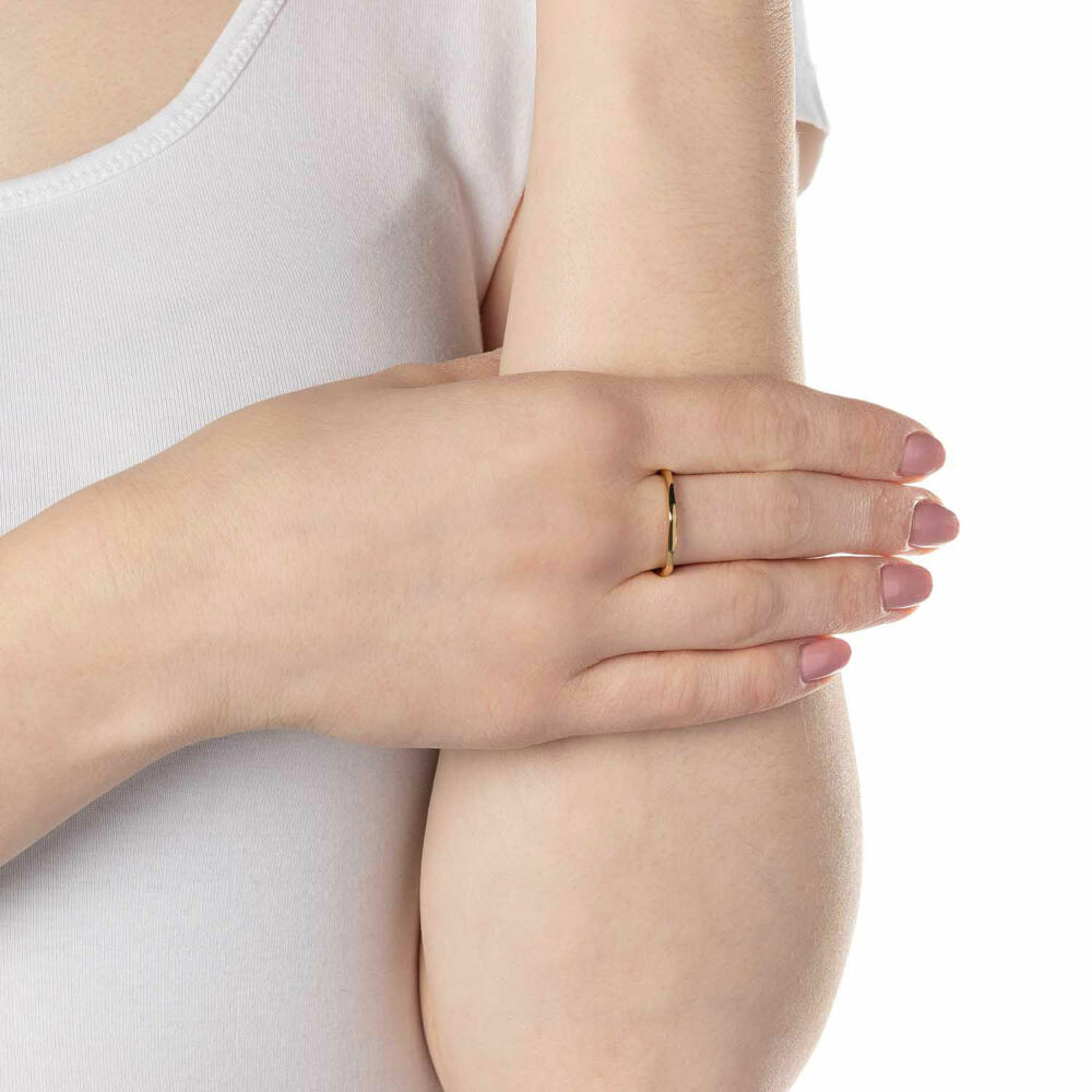 Leonardo Jewels Ring 16 Pavina Ciao, finger ring, finger jewelry, jewelry, stainless steel IP gold, gold, 021858