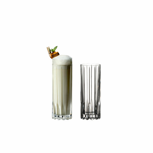 Riedel Drink Specific Glassware Fizz, 2er Set, Gin Fizzglas, Cocktailglas, Longdrinkglas, Hochwertiges Glas, 265 ml, 6417/03