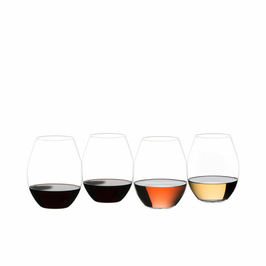Riedel Stemless Weinglas Wine Friendly 4er-Set, Tumbler, Kristallglas, 570 ml, 6422/04-4