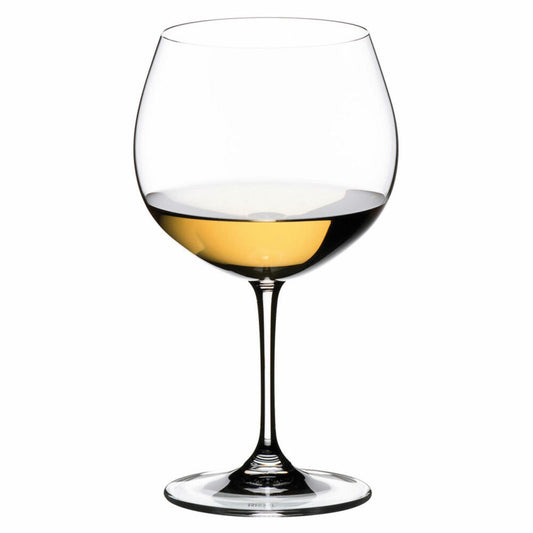 Riedel Vinum im Fass gereifter Chardonnay (Montrachet), Weinglas, hochwertiges Glas, 600 ml, 2er Set, 6416/97
